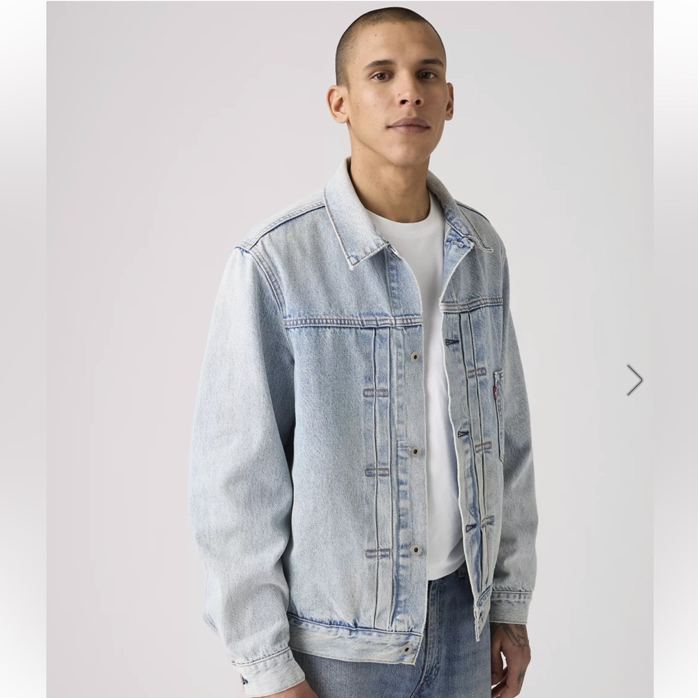Levi's Type I Jacket Denim Jean Relaxed Fit Size Large NWT